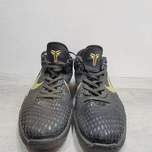 Nike Zoom Kobe 7 System Elite Away 2012 Size 9.5 BLACK AND GOLD Size 9.5 - Nike Zoom Kobe 7 System Elite Away for sale  main image 3